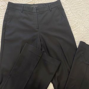 THEORY Wide Leg Black Trousers Size 4